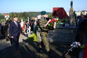 80. rocznica niemieckiej pacyfikacji Wiśniowej i okolicznych miejscowości. Fot. Janusz Ślęzak (IPN)