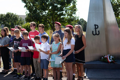 Uczciliśmy pamięć bohaterskich lotników samolotu Boeing B-17 – Columbia Heights, 21 września 2024. Fot. Jakub Nadstawny (IPN)