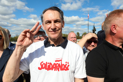 Poświęciliśmy pomnik Bohaterów „Walki o Niepodległość po 1944–45 roku i »Solidarności«” – Doylestown (Pensylwania, Stany Zjednoczone), 22 września 2024. Fot. Mikołaj Bujak (IPN)