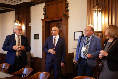 Wizyta w Muzeum Polskim w Ameryce – Chicago, 25 września 2024. Fot. Jakub Nadstawny (IPN)