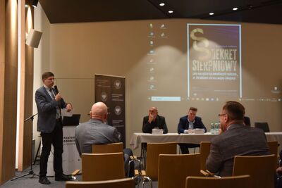 Ogólnopolska konferencja naukowa „Dekret sierpniowy jako narzędzie sprawiedliwych rozliczeń ze zbrodniami okresu wojny i okupacji?” – Katowice, 24–25 września 2024. Fot. Monika Kobylańska (IPN)