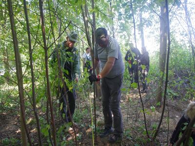 Zespół pracowników BPiI IPN przeprowadził prace poszukiwawcze na Wileńszczyźnie – Dębniaki, 17–20 września 2024. Fot. IPN