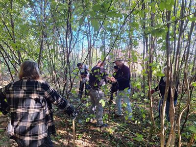 Zespół pracowników BPiI IPN przeprowadził prace poszukiwawcze na Wileńszczyźnie – Dębniaki, 17–20 września 2024. Fot. IPN