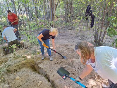 Zespół pracowników BPiI IPN przeprowadził prace poszukiwawcze na Wileńszczyźnie – Dębniaki, 17–20 września 2024. Fot. IPN