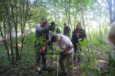 Zespół pracowników BPiI IPN przeprowadził prace poszukiwawcze na Wileńszczyźnie – Dębniaki, 17–20 września 2024. Fot. IPN