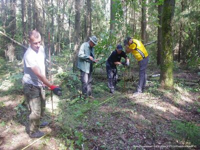 Zespół pracowników BPiI IPN przeprowadził prace poszukiwawcze na Wileńszczyźnie – Posol, 10–16 września 2024. Fot. IPN