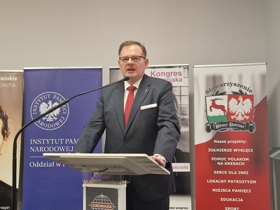 Kongres Arcybiskupa Baraniaka. Na zdj. Jan Józef Kasprzyk, doradca prezesa IPN – Piła, 5 października 2024. Fot. IPN