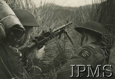 1 Samodzielna Kompania Komandosów podczas szkolenia. Faibourne, Walia, Wielka Brytania, 1942 r. (fot. AIPN)