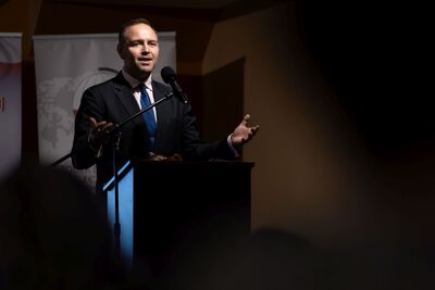 Obchody Dnia Nauczyciela – Chicago, 12 października 2024. Na zdj. prezes IPN dr Karol Nawrocki. Fot. Mikołaj Bujak (IPN)