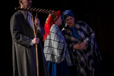 Spektakl „Trzy razy ON. Rzecz o Wincentym Witosie” – Przeworsk, 17 października 2024. Fot. Sławek Kasper (IPN)