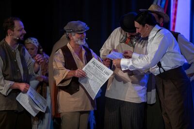 Spektakl „Trzy razy ON. Rzecz o Wincentym Witosie” – Przeworsk, 17 października 2024. Fot. Sławek Kasper (IPN)