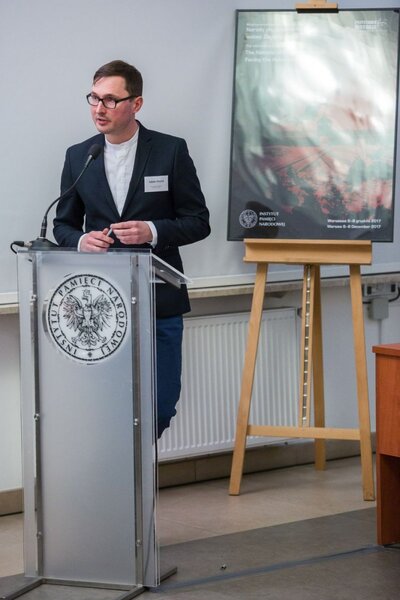 Konferencja naukowa „Narody okupowanej Europy wobec Zagłady Żydów” – Warszawa, 6–8 grudnia 2017. Fot. Sławomir Kasper (IPN)
