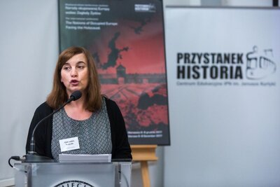 Konferencja naukowa „Narody okupowanej Europy wobec Zagłady Żydów” – Warszawa, 6–8 grudnia 2017. Fot. Sławomir Kasper (IPN)