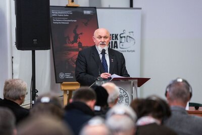 Konferencja naukowa „Narody okupowanej Europy wobec Zagłady Żydów” – Warszawa, 6–8 grudnia 2017. Fot. Sławomir Kasper (IPN)