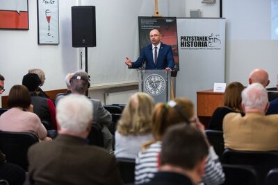 Konferencja naukowa „Narody okupowanej Europy wobec Zagłady Żydów” – Warszawa, 6–8 grudnia 2017. Fot. Sławomir Kasper (IPN)