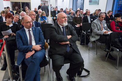 Konferencja naukowa „Narody okupowanej Europy wobec Zagłady Żydów” – Warszawa, 6–8 grudnia 2017. Fot. Sławomir Kasper (IPN)