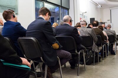 Konferencja naukowa „Narody okupowanej Europy wobec Zagłady Żydów” – Warszawa, 6–8 grudnia 2017. Fot. Sławomir Kasper (IPN)