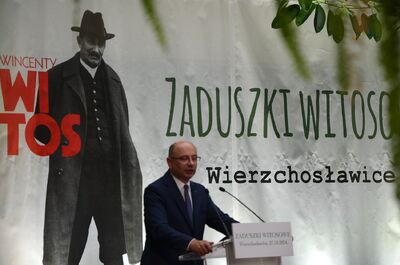Zaduszki Witosowe w Wierzchosławicach – 27 października 2024. Fot. Janusz Ślęzak (IPN)