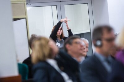 Konferencja naukowa „Narody okupowanej Europy wobec Zagłady Żydów” – Warszawa, 6–8 grudnia 2017. Fot. Sławomir Kasper (IPN)