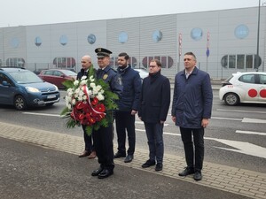 Upamiętnienie w miejscu lokalizacji Lager Glowna – Poznań, 5 listopada. Fot. Wojciech Chałupka (IPN)