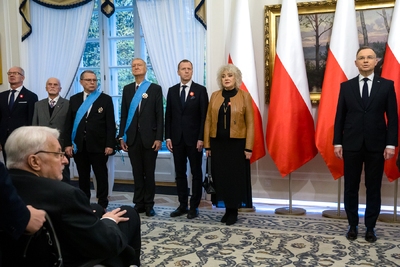 Uroczystość wręczenia odznaczeń państwowych z okazji Narodowego Święta Niepodległości
– Warszawa, 11 listopada 2024. Fot. Sławek Kasper (IPN)