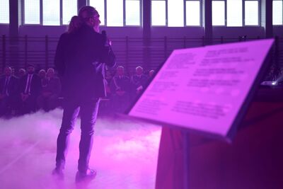 Prezes IPN na spotkaniu z młodzieżą – Chełm, 12 listopada 2024. Fot. Mikołaj Bujak (IPN)