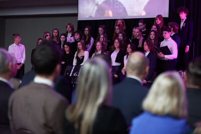 Prezes IPN na spotkaniu z młodzieżą – Chełm, 12 listopada 2024. Fot. Mikołaj Bujak (IPN)