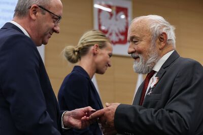 Uroczystość wręczenia Krzyży Wolności i Solidarności – Bydgoszcz, 18 listopada 2024. Fot. Mikołaj Bujak (IPN)