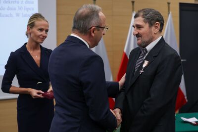 Uroczystość wręczenia Krzyży Wolności i Solidarności – Bydgoszcz, 18 listopada 2024. Fot. Mikołaj Bujak (IPN)
