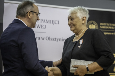 Gala wręczenia Krzyży Wolności i Solidarności oraz nagrody Praesentes Prioribus  – Olsztyn, 22 listopada 2024. Fot. Łukasz Czechyra (IPN)