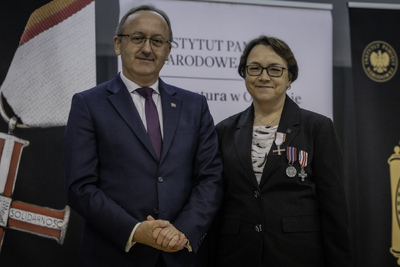 Gala wręczenia Krzyży Wolności i Solidarności oraz nagrody Praesentes Prioribus  – Olsztyn, 22 listopada 2024. Fot. Łukasz Czechyra (IPN)