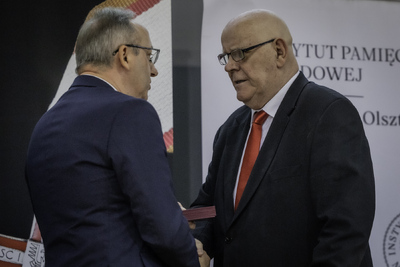 Gala wręczenia Krzyży Wolności i Solidarności oraz nagrody Praesentes Prioribus  – Olsztyn, 22 listopada 2024. Fot. Łukasz Czechyra (IPN)