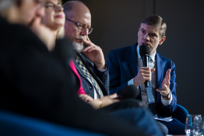 Uroczystość wręczenia Medalu Reipublicae Memoriae Meritum Adzie Krystynie Willenberg – Warszawa, 23 stycznia 2025. Fot. Sławek Kasper (IPN)