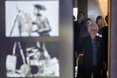 Uroczystość wręczenia Medalu Reipublicae Memoriae Meritum Adzie Krystynie Willenberg – Warszawa, 23 stycznia 2025. Fot. Sławek Kasper (IPN)