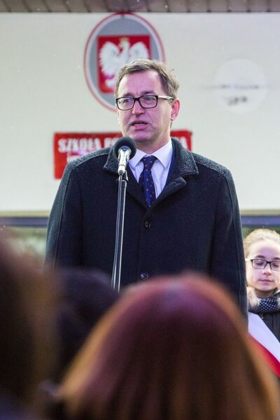 IPN chce pokazać tę międzypokoleniową więź, to zmaganie o wolną i niepodległą Polskę. Liczymy na młode pokolenie, na harcerzy, na uczniów – podkreślił prezes IPN dr Jarosław Szarek. Fot. Sławomir Kasper (IPN)