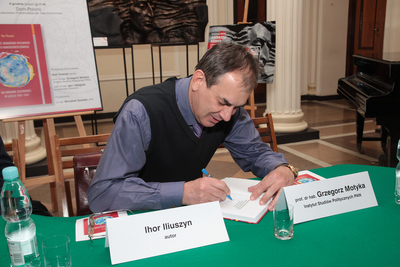 Promocja książki Ihora Iliuszyna „ZSRR wobec ukraińsko-polskiego konfliktu narodowościowego na Ukrainie Zachodniej w latach 1939–1947”. Fot. Piotr Życieński (IPN)