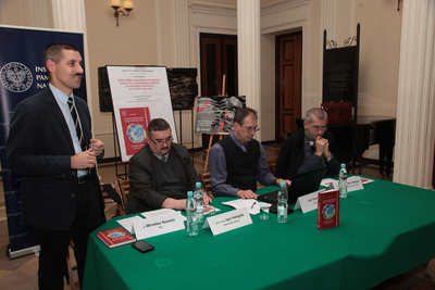 Promocja książki Ihora Iliuszyna „ZSRR wobec ukraińsko-polskiego konfliktu narodowościowego na Ukrainie Zachodniej w latach 1939–1947”. Fot. Piotr Życieński (IPN)