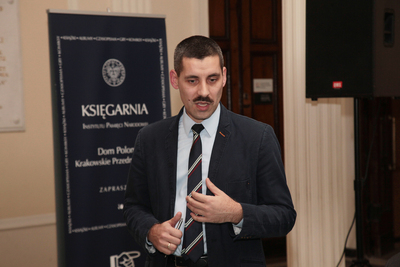 Promocja książki Ihora Iliuszyna „ZSRR wobec ukraińsko-polskiego konfliktu narodowościowego na Ukrainie Zachodniej w latach 1939–1947”. Fot. Piotr Życieński (IPN)