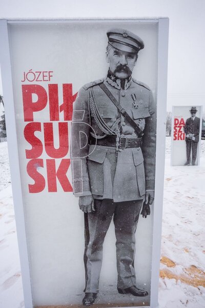 Wystawa plenerowa „Ojcowie Niepodległości”. Fot. Sławomir Kasper (IPN)