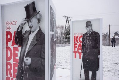 Wystawa plenerowa „Ojcowie Niepodległości”. Fot. Sławomir Kasper (IPN)