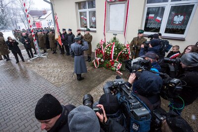 Uroczystości w Stróży. Fot. Sławomir Kasper (IPN)