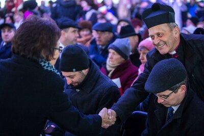 Uroczystości w Stróży. Fot. Sławomir Kasper (IPN)