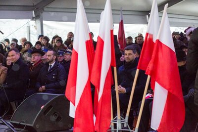Uroczystości w Stróży. Fot. Sławomir Kasper (IPN)