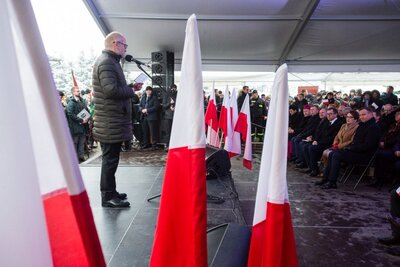 Uroczystości w Stróży. Fot. Sławomir Kasper (IPN)
