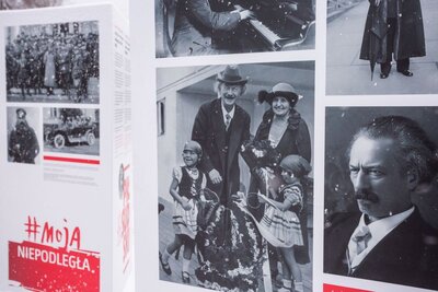 Wystawa plenerowa „Ojcowie Niepodległości”. Fot. Sławomir Kasper (IPN)