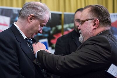 Rocznica stanu wojennego w Muzeum Żołnierzy Wyklętych i Więźniów Politycznych PRL – Warszawa, 12/13 grudnia 2017. Fot. Sławomir Kasper (IPN) #16