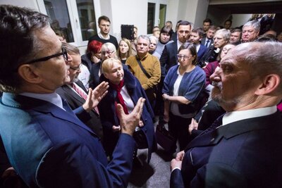 Rocznica stanu wojennego w Muzeum Żołnierzy Wyklętych i Więźniów Politycznych PRL – Warszawa, 12/13 grudnia 2017. Fot. Sławomir Kasper (IPN)