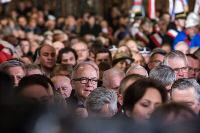 Grudzień ’70 – uroczystości w 47. rocznicę krwawej pacyfikacji protestów robotniczych na Wybrzeżu – 17 grudnia 2017. Fot. Sławomir Kasper (IPN) #11