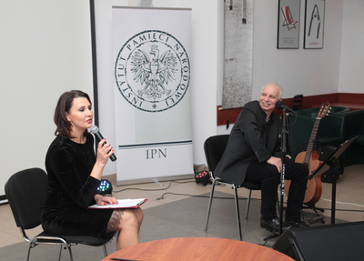 Wieczór poświęcony Przemysławowi Gintrowskiemu. Fot. Piotr Życieński (IPN)