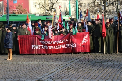Uroczystości 99 rocznicy Powstania Wielkopolskiego – Poznań, 27 grudnia 2017. Fot. Jan Kołodziejski